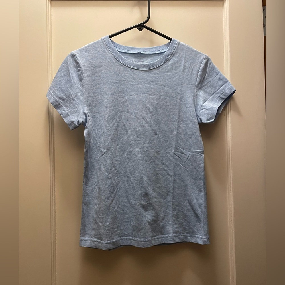 Pajamagrams women's baby blue cotton T shirt